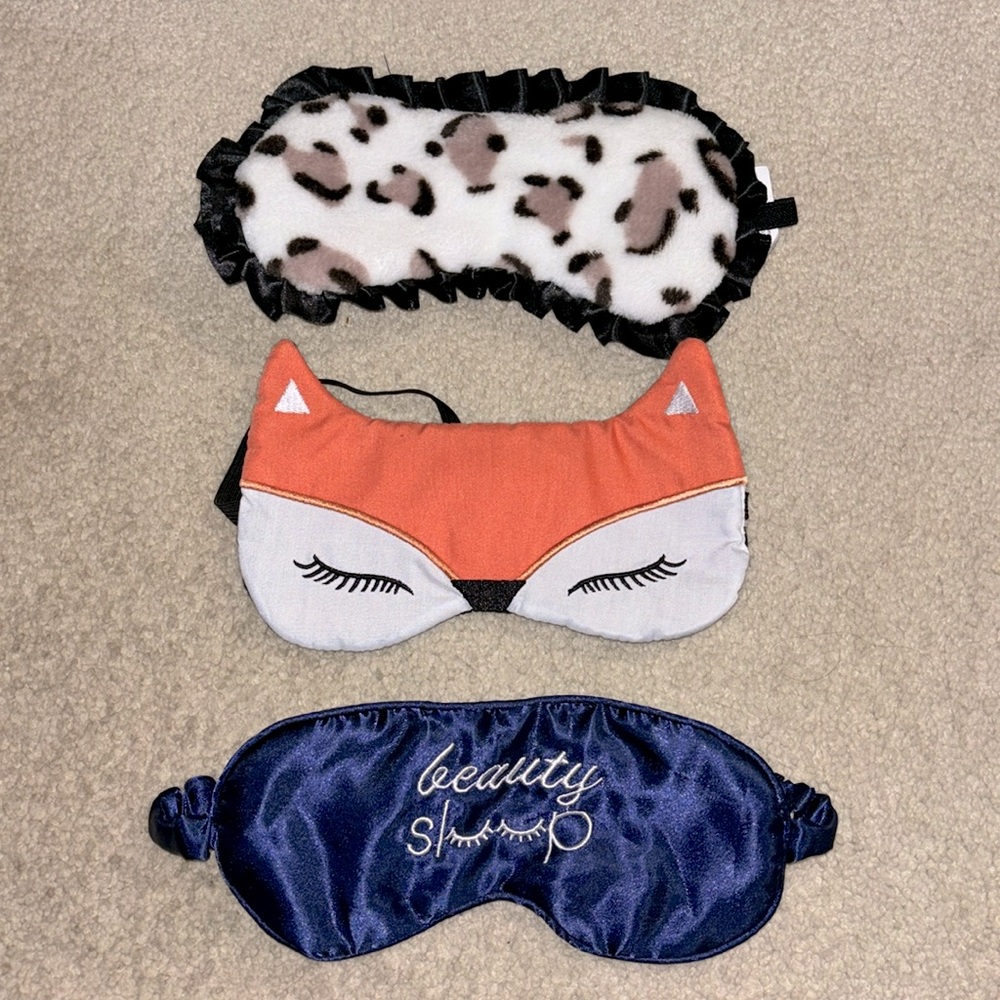 Beautiful sleeping masks for any kid or even adult!! So comfortable and cute 🥰